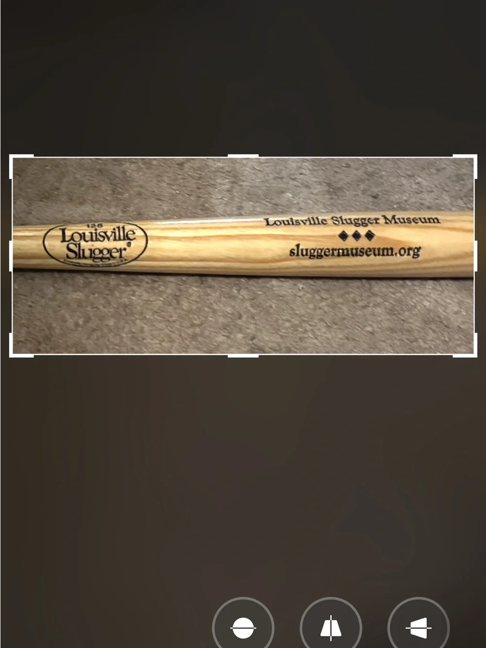 Mini Louisville Slugger Bat - Natural